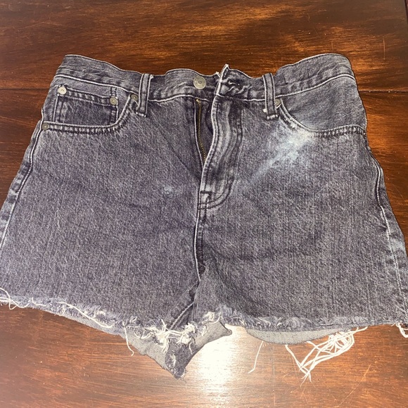 Madewell The Perfect Jean Short Black - Picture 1 of 6